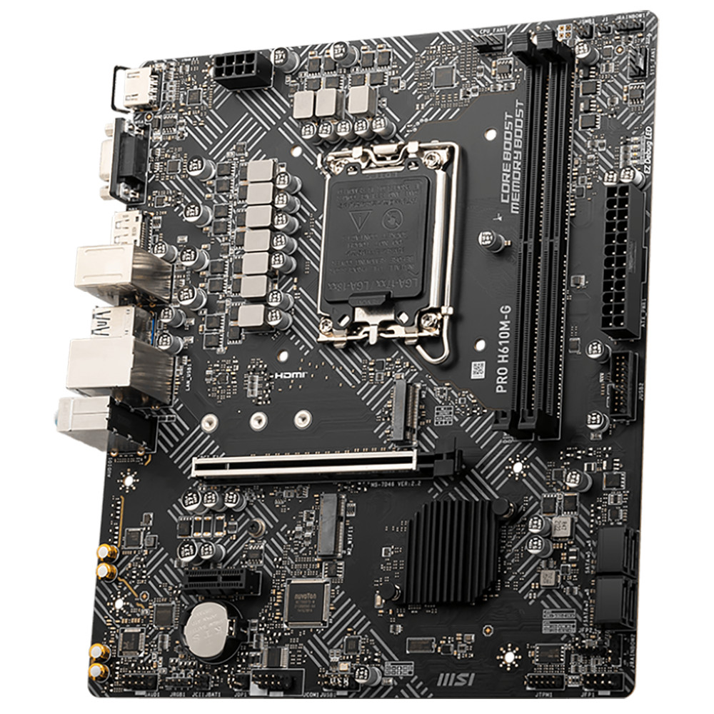 Материнская плата MSI PRO H610M-G PRO H610M-G||BULK Micro-ATX, LGA 1700 - миниатюра 3