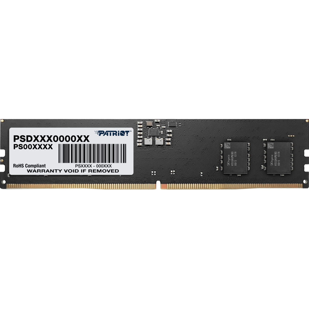 ОЗУ Patriot Signature PSD516G480081 DIMM, DDR5, 16 Гб, 4800 МГц — фото товара
