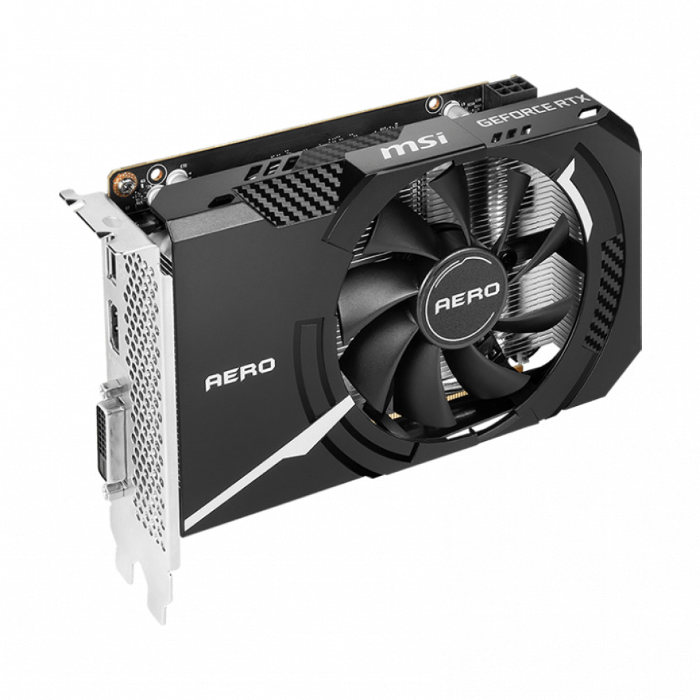 Видеокарта MSI GeForce RTX 3050 AERO ITX 8G OCV1 8 ГБ — фото товара