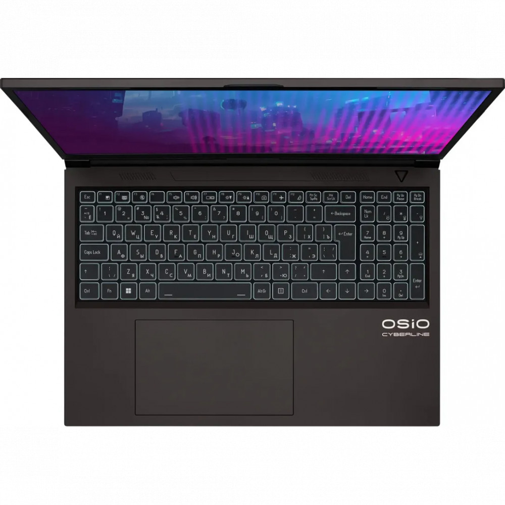 Ноутбук OSIO CyberLine C160I-001 16 ", WUXGA 1920x1200 (16:10), Intel, Core i5, 16 Гб, 512 ГБ, nVidia GeForce RTX 3050 - миниатюра 3