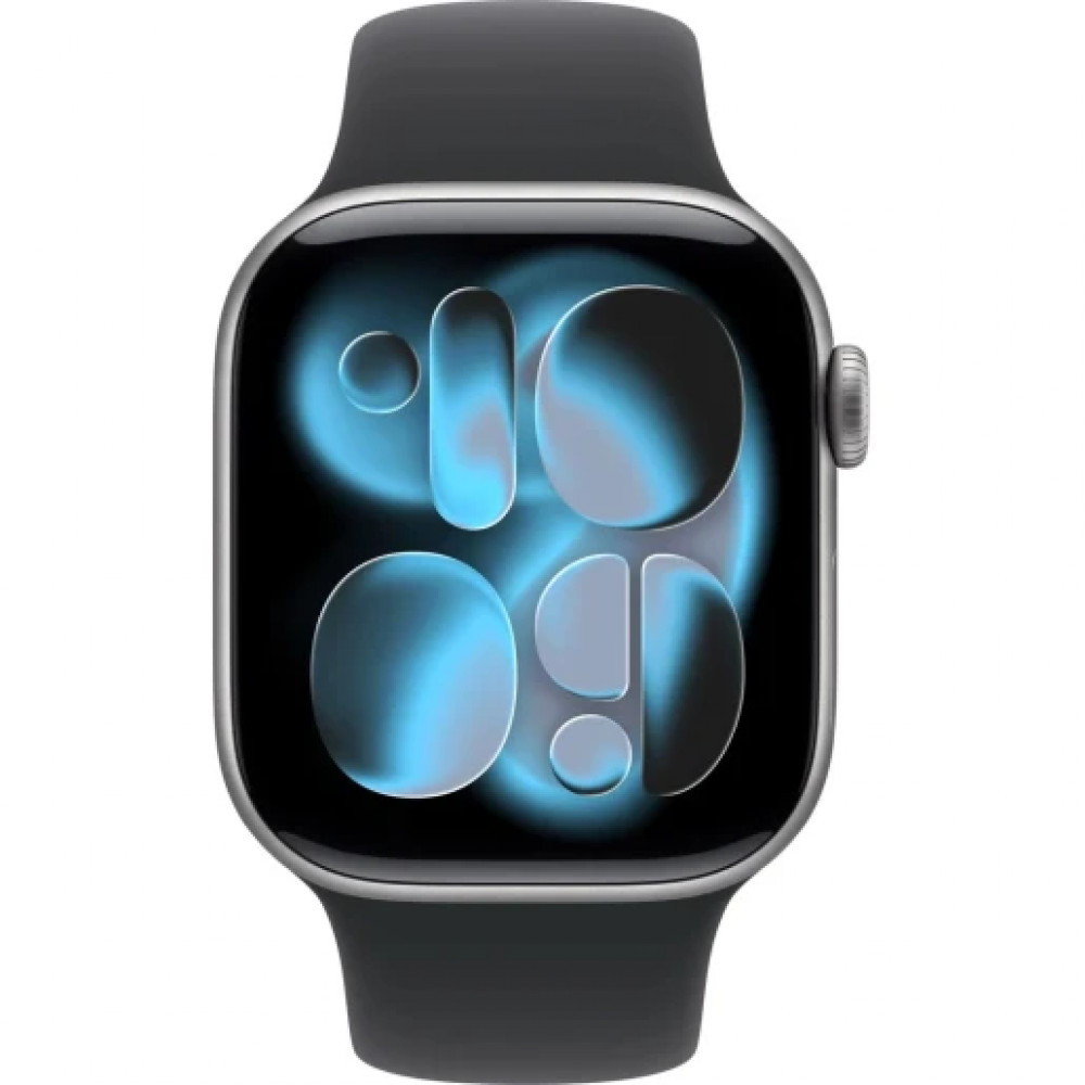 Apple Watch Series 11 GPS 42mm Space Grey Al Case Black Sport Band S/M A3331 CN MEQW4X/A CN Смарт-часы — фото товара