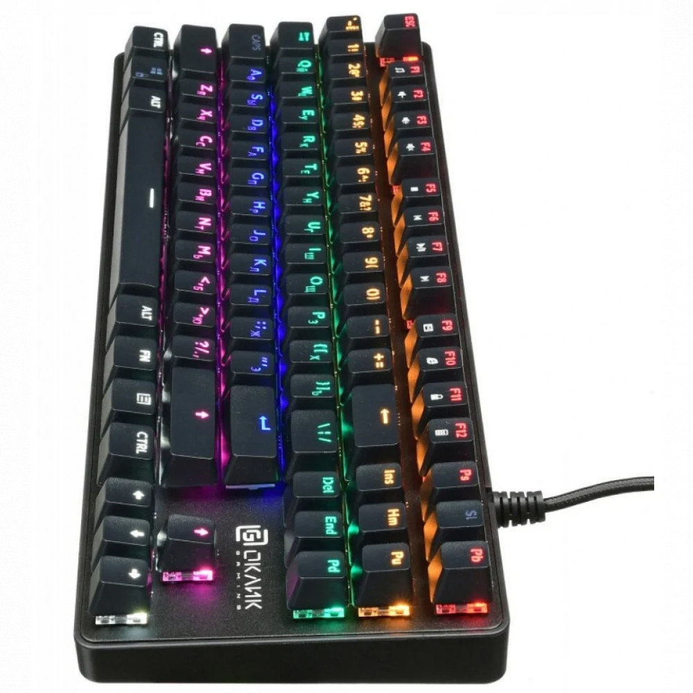 Клавиатура Oklick 969G SHOTGUN механическая 1176616 Проводная, USB - миниатюра 2