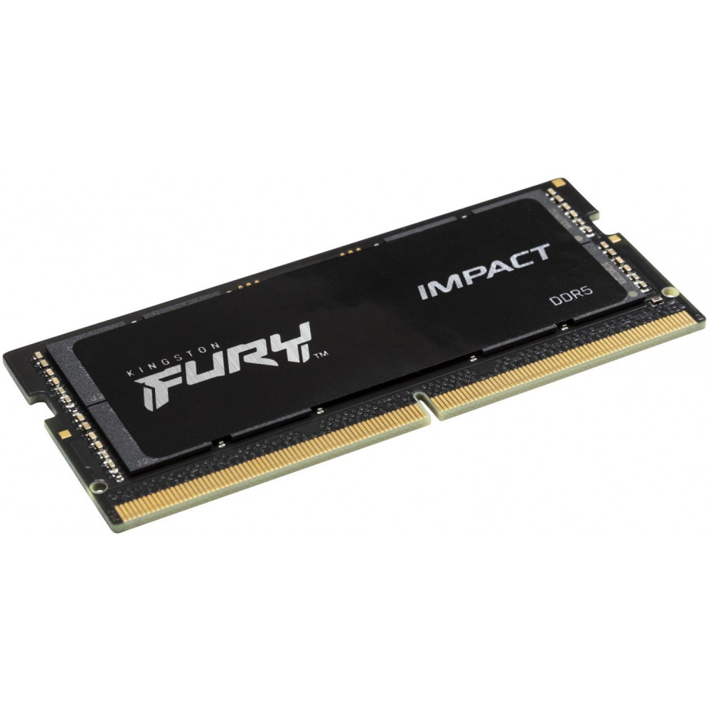 ОЗУ Kingston Fury Impact KF556S40IB-16 SO-DIMM, DDR5, 16 Гб, 5600 МГц - миниатюра 2