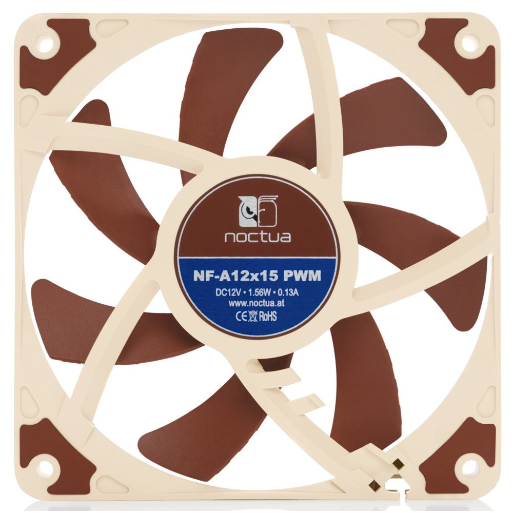 Система охлаждения Noctua NF-A12x15 PWM - миниатюра 3