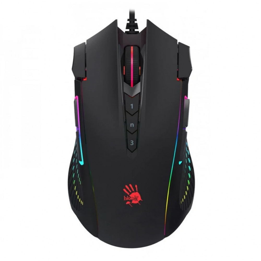 Мышь A4Tech J90S J90S BLACK ACTIVATED Игровые, Проводная — фото товара