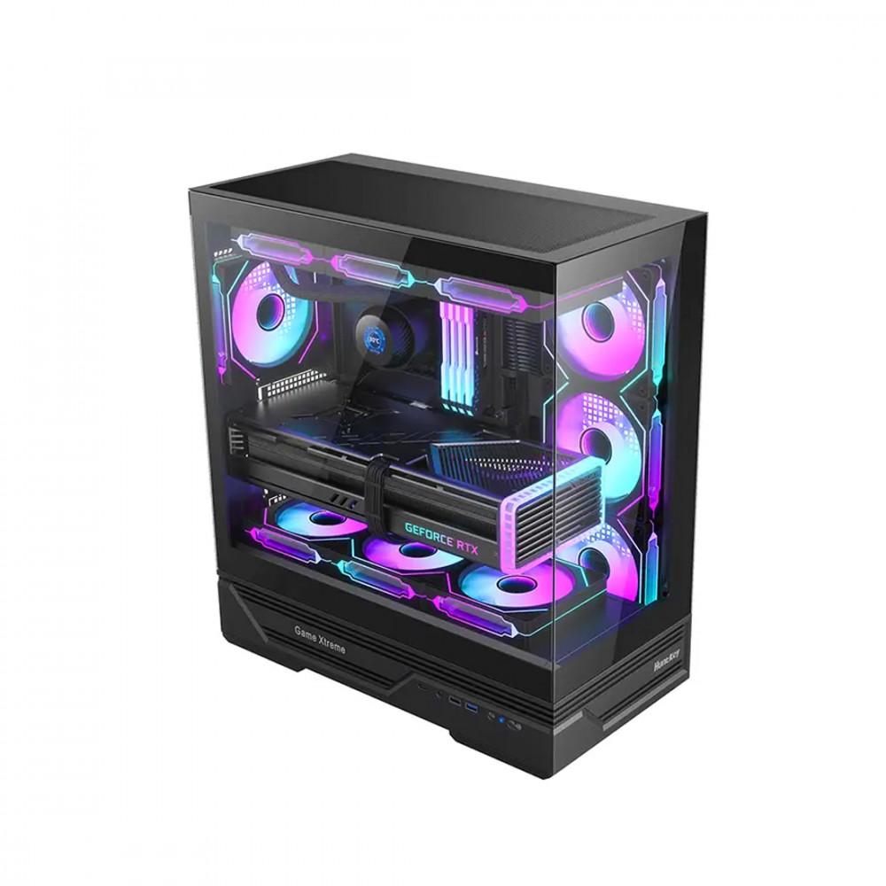 Корпус Huntkey GX760A Black Mid-Tower - миниатюра 2