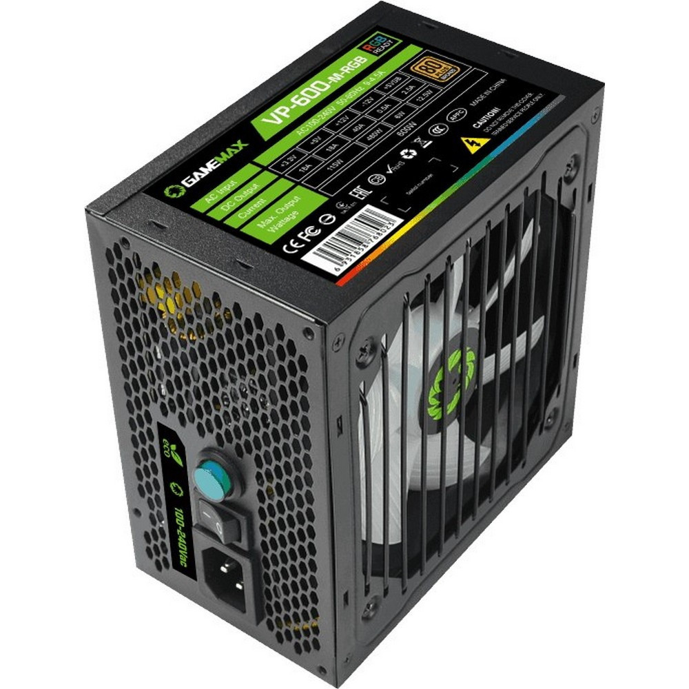 Блок питания GameMax 600W VP-600-M-RGB v2 600 Вт - миниатюра 2