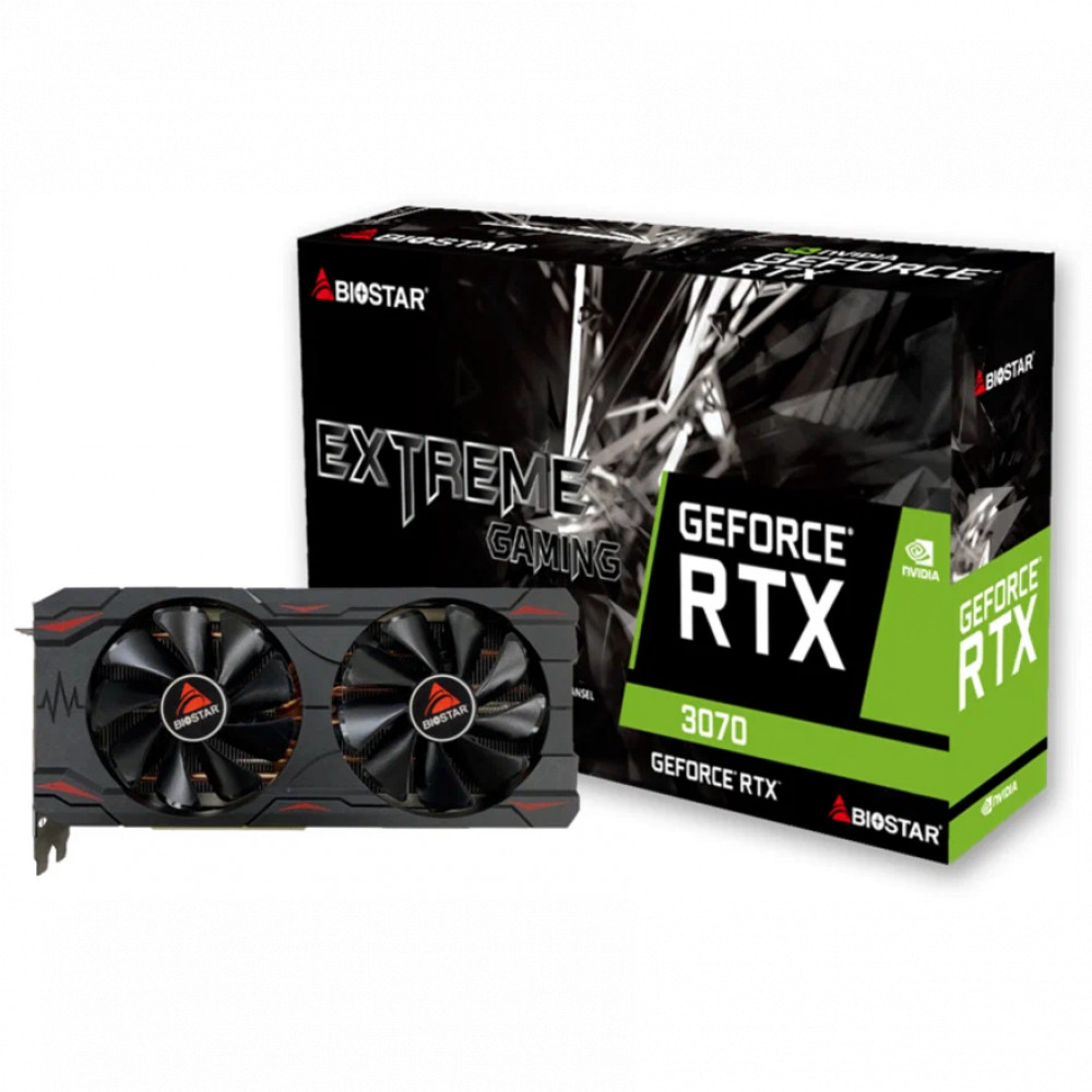 Видеокарта BIOSTAR GeForce RTX 3070 VN3706RM82 8 ГБ — фото товара