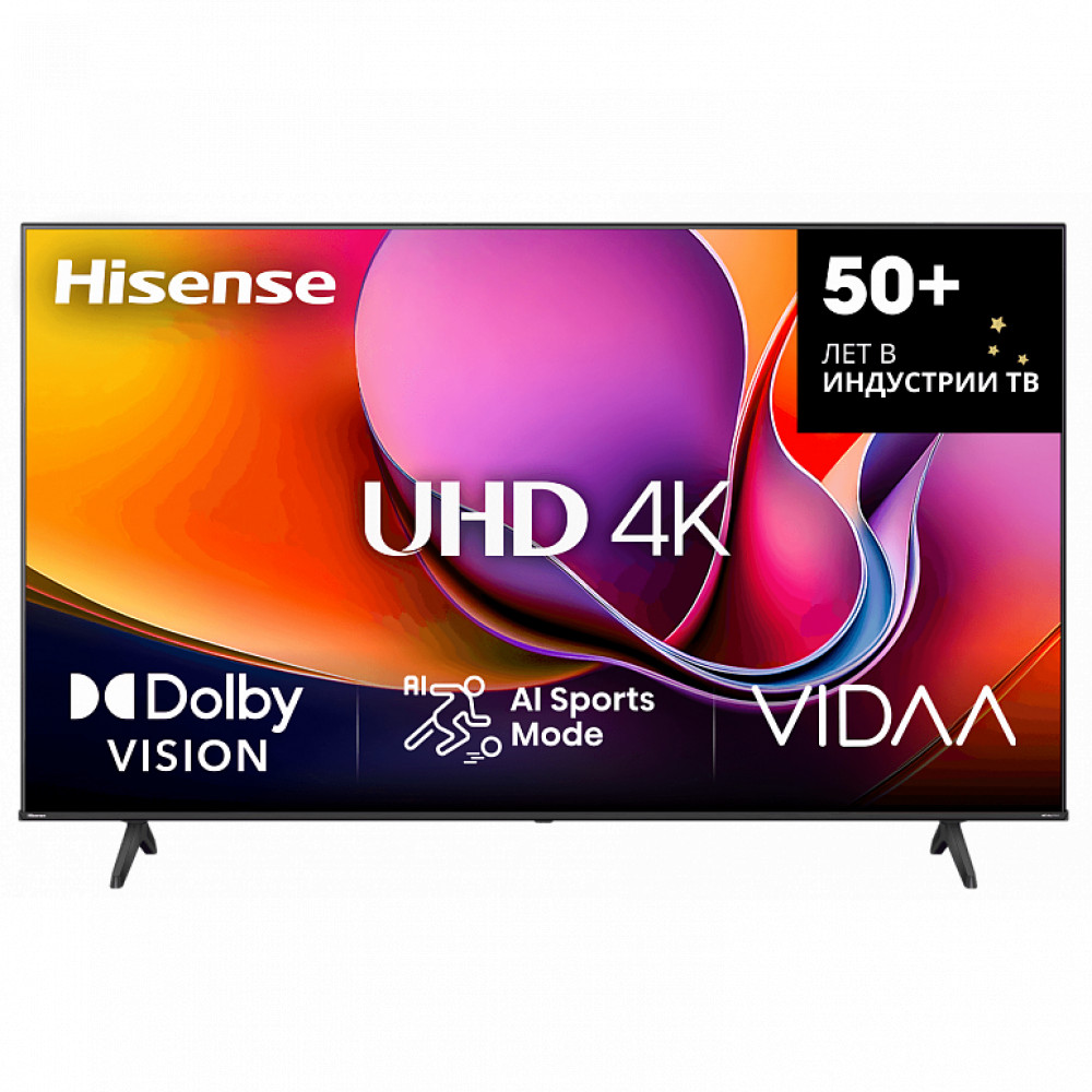 Телевизор Hisense 43A6Q 43 ", Черный — фото товара