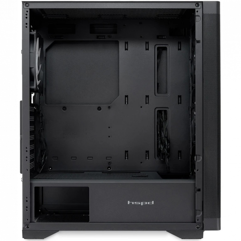 Корпус HSPD M520-TGBK-ARGB Black Mid-Tower - миниатюра 3