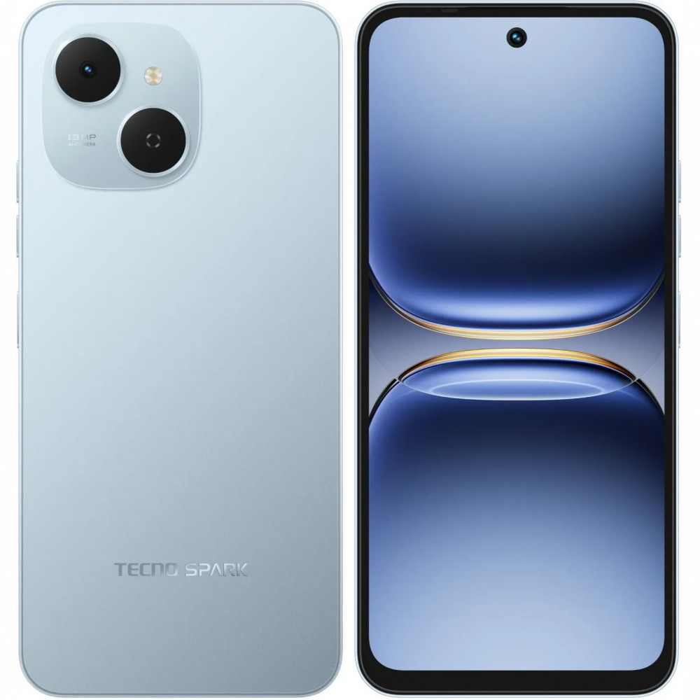 Смартфон TECNO Spark 40C, 8/128 GB, Ripple Blue KM4K RIPPLE BLUE 8/128GB 128 Гб, 8 Гб — фото товара