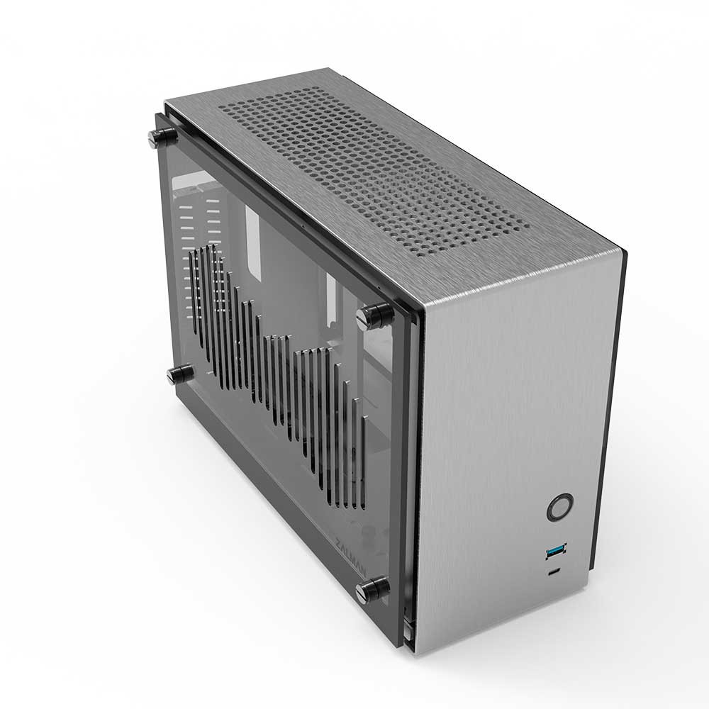 Корпус Zalman M2 mini (Silver) Mini-Tower - миниатюра 3