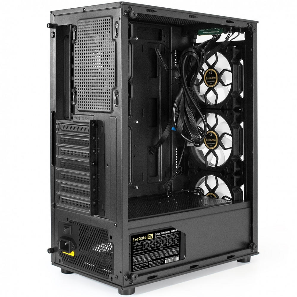 Корпус ExeGate i3 BASE-NPX700 EX294979RUS Mid-Tower - миниатюра 3