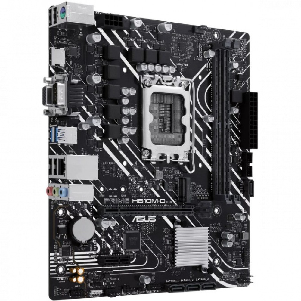 Материнская плата Asus PRIME H610M-D 90MB1G80-M0EAY0 Micro-ATX, LGA 1700 — фото товара