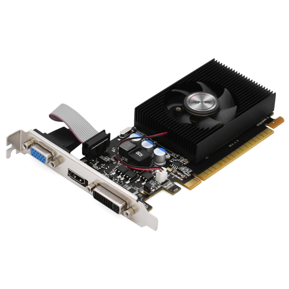 Видеокарта AFOX GeForce GT 730 4GB DDR3 AF730-4096D3L6 4 ГБ - миниатюра 2