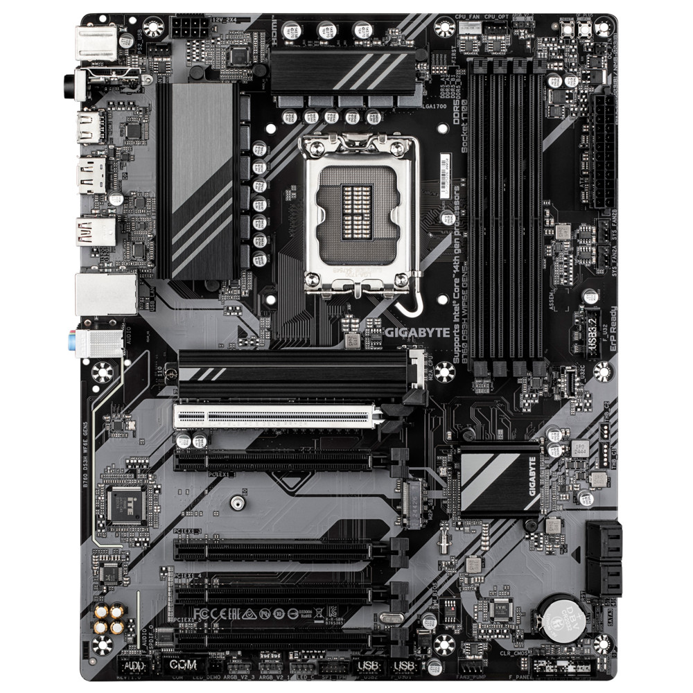 Материнская плата Gigabyte B760 DS3H WIFI6E GEN5 ATX, LGA 1700 — фото товара