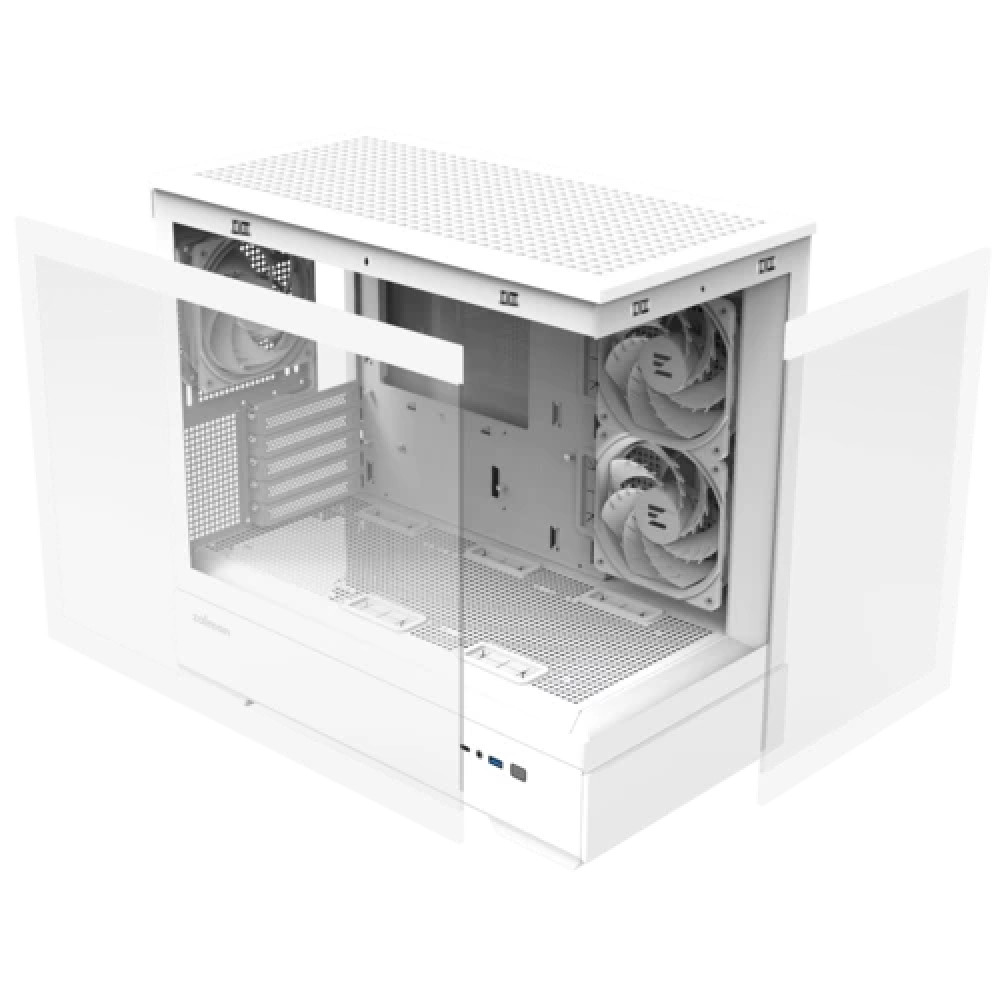 Корпус Zalman P30 White V2 Mini-Tower - миниатюра 4