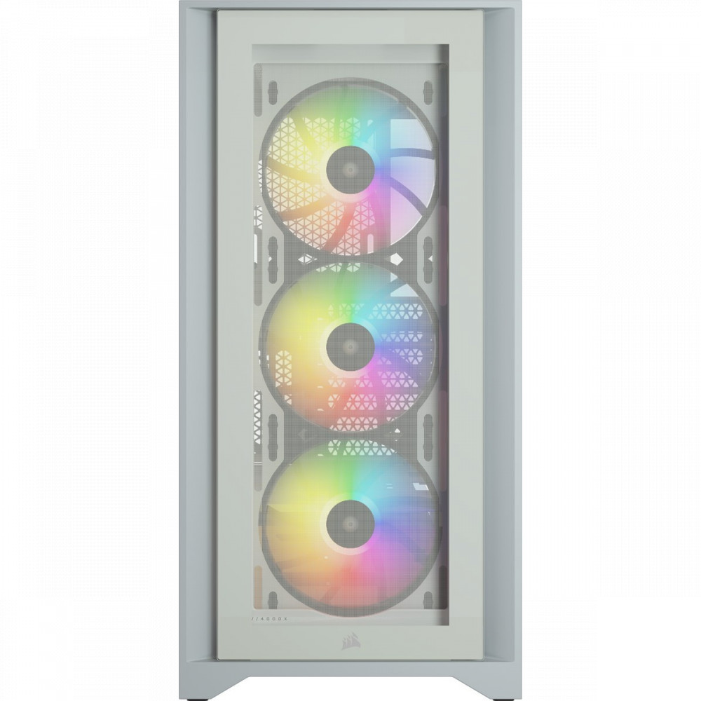 Корпус Corsair iCUE 4000X RGB White CC-9011205-WW Mid-Tower - миниатюра 4