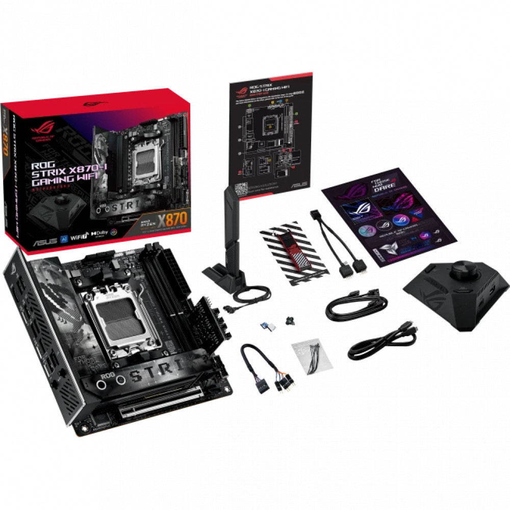 Материнская плата Asus ROG STRIX X870-I GAMING WIFI 90MB1IW0-M0EAY0 Mini-ITX, AMD AM5 - миниатюра 10