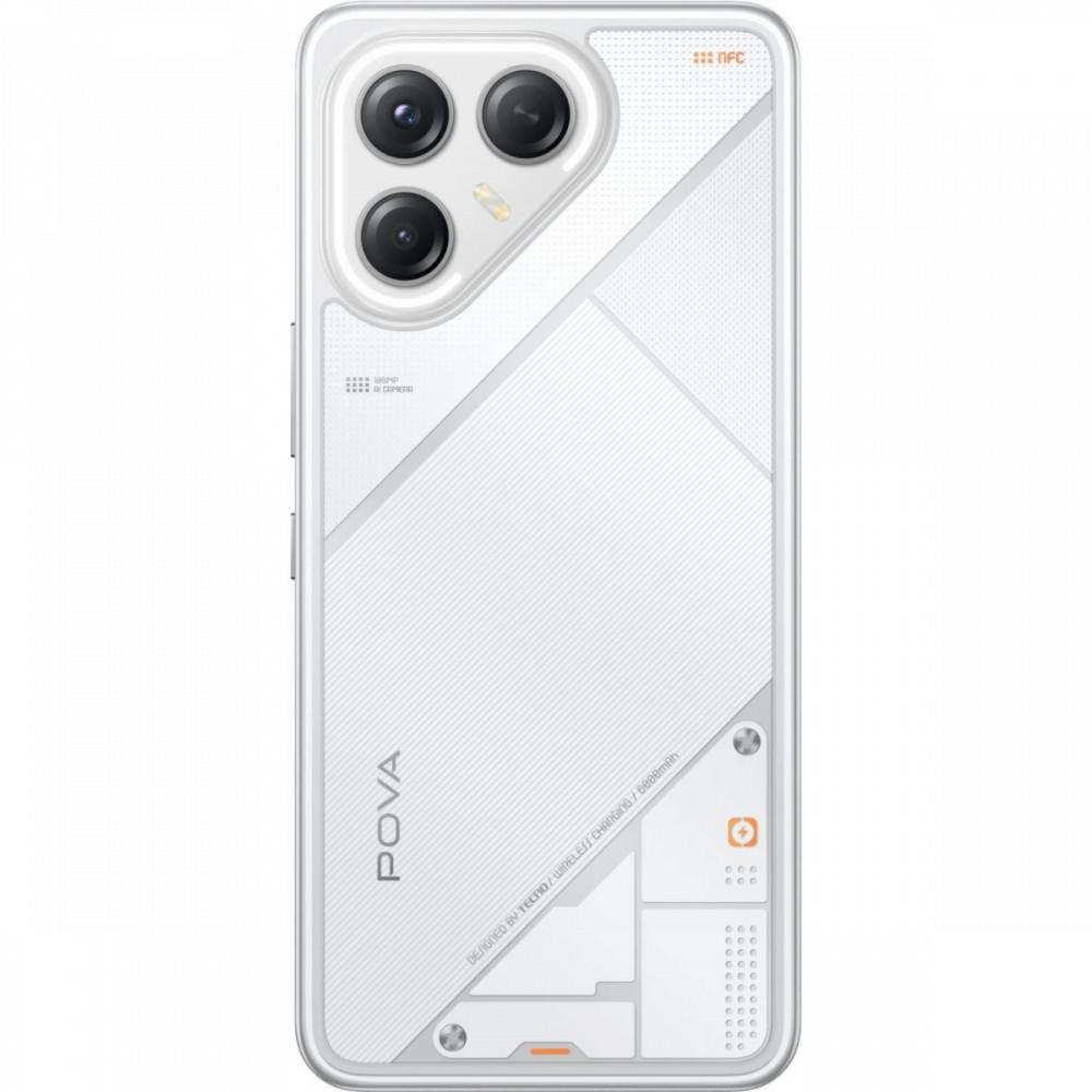 Смартфон TECNO Pova 7 Ultra 12/256Gb Geek White LJ9 256+12 GEEK WHITE 256 Гб, 12 Гб - миниатюра 3