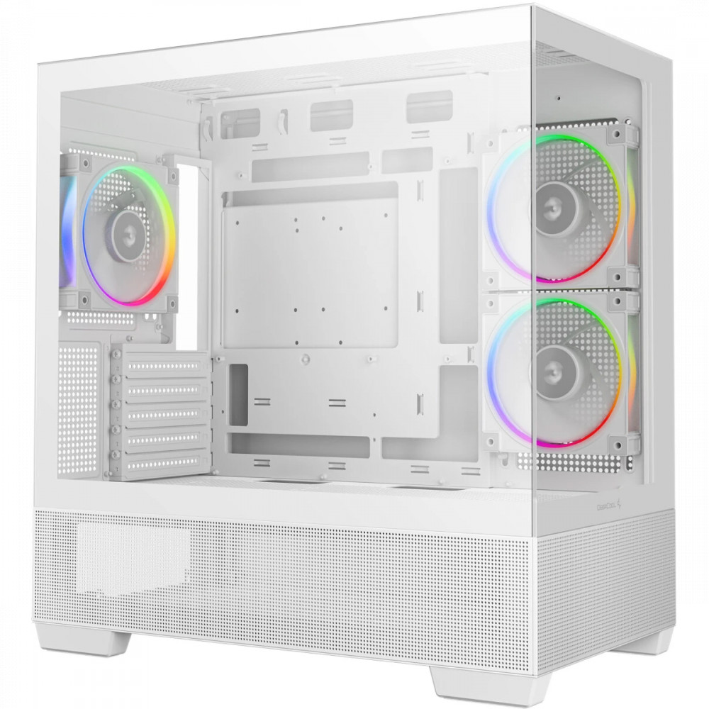 Корпус Deepcool CG380 3F White R-CG380-WHAGM3-G Mini-Tower — фото товара