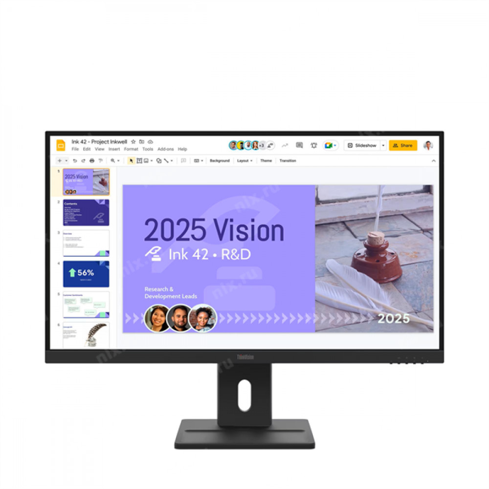 Монитор Lenovo ThinkVision E27Q-40 64BDGAT4EU 27 ", IPS, Quad HD 2560x1440 (16:9), 100 Гц — фото товара