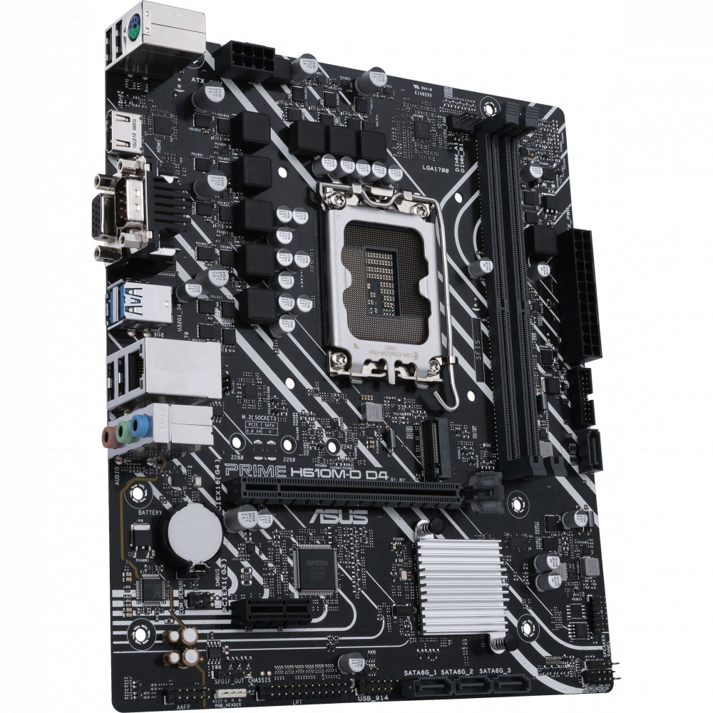 Материнская плата Asus PRIME H610M-D D4 90MB1A00-M0EAY0 Micro-ATX, LGA 1700 — фото товара