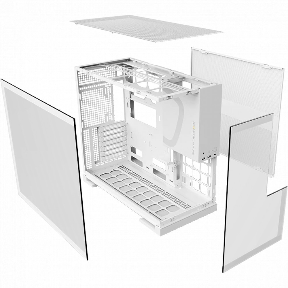 Корпус Geometric Future Model 5 White 1AM5WKWT00100 Mid-Tower - миниатюра 5