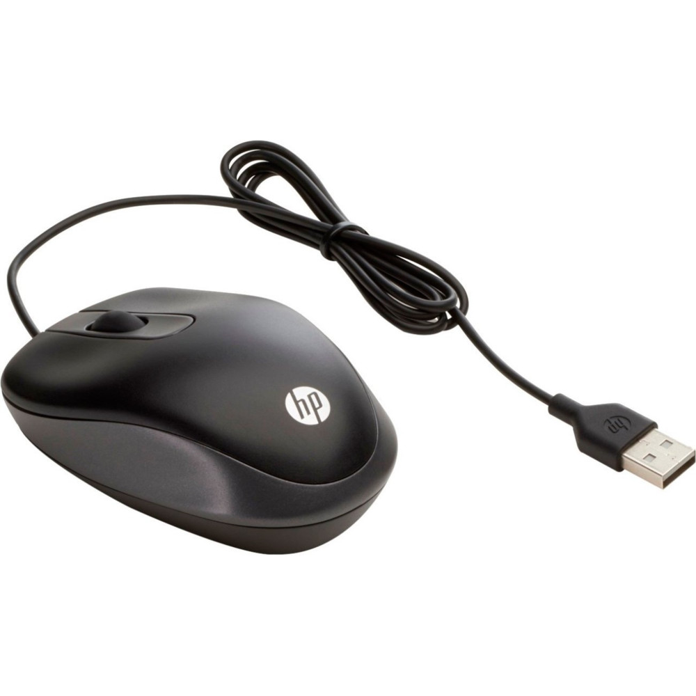 Мышь HP USB Travel Mouse G1K28AA Бюджетные, Проводная — фото товара
