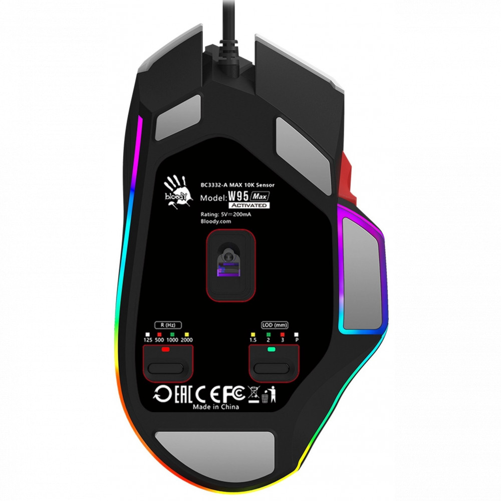 Мышь A4Tech Bloody W95 Max NARAKA W95 MAX NARAKA Игровые, Проводная - миниатюра 4
