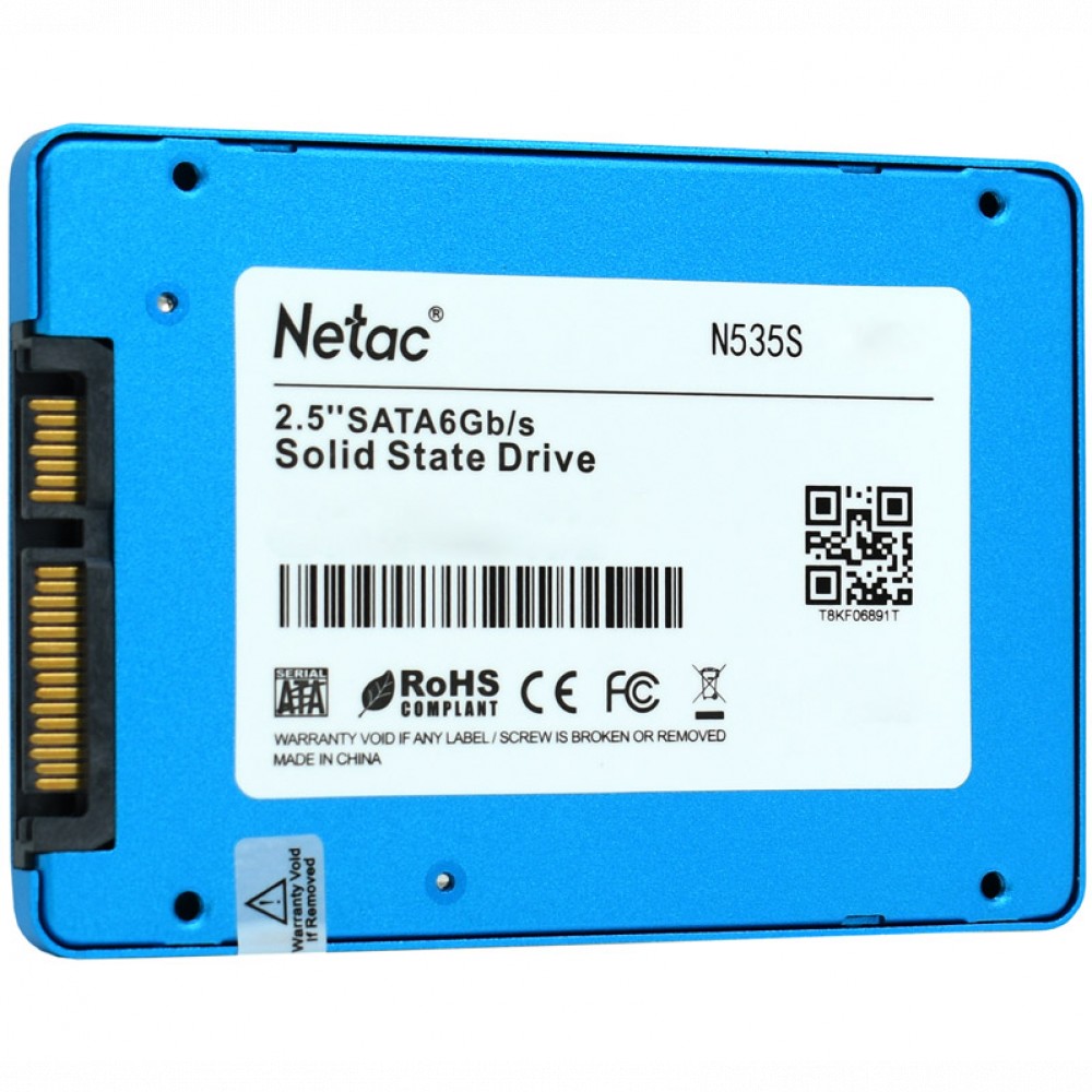 Жесткий диск Netac N535S NT01N535S-480G-S3X SSD (твердотельные), 480 ГБ, 2.5 дюйма, SATA - миниатюра 2
