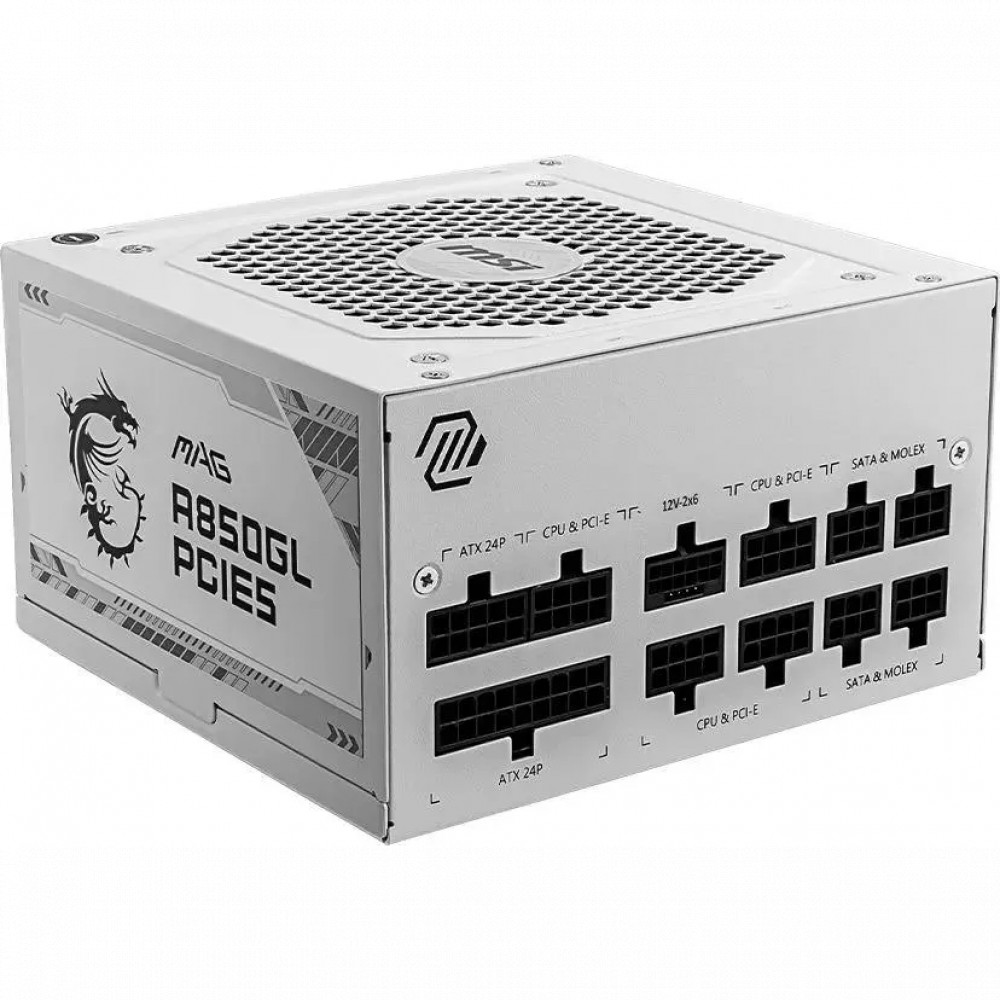 Блок питания MSI MAG A850GL WH PCIE5, 850W 306-7ZP8A24-CE0 850 Вт — фото товара