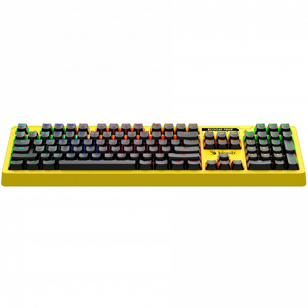 Клавиатура A4Tech B810RC YELLOW RGB Проводная, USB - миниатюра 5