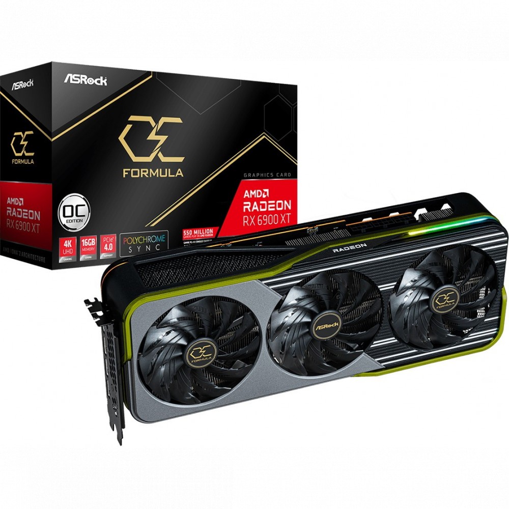Видеокарта ASRock Radeon RX 6900 XT OC Formula RX6900XT OCF 16G 16 ГБ - миниатюра 6