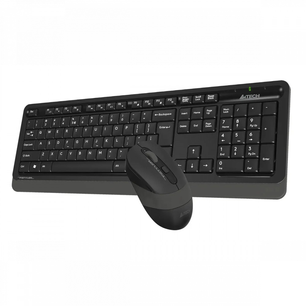 Клавиатура + мышь A4Tech Fstyler FG1010S Black-Grey FG1010S GREY - миниатюра 2