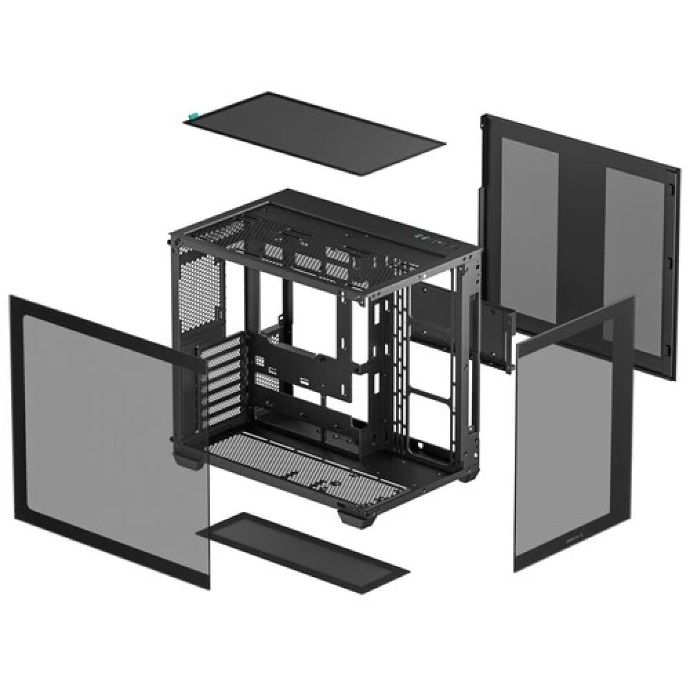 Корпус Deepcool CG530 черный R-CG530-BKNDA0-G-1 Mid-Tower - миниатюра 4