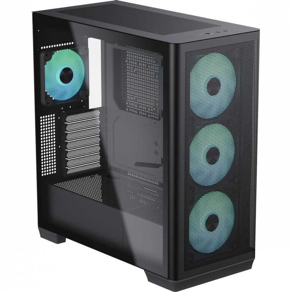 Корпус Aerocool Creator C1 Black (APNX C1 BK) (C1-BK-v1) C1-BK-v1 APCM-CR01043.11 Mid-Tower - миниатюра 2
