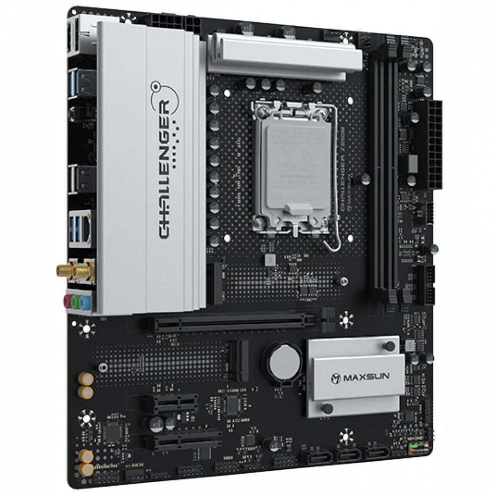 Материнская плата Maxsun Challenger Z890M MS-Challenger Z890M Micro-ATX, LGA 1851 - миниатюра 2
