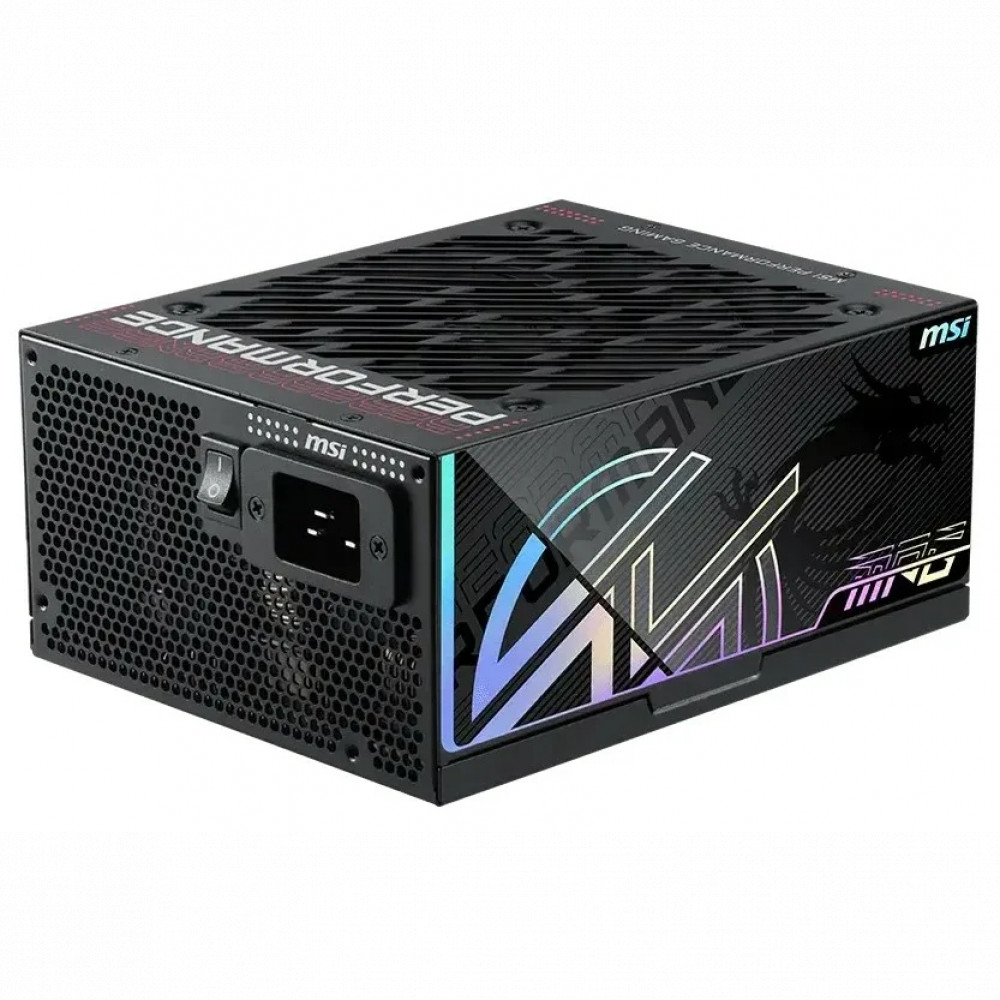 Блок питания MSI MPG Ai1300TS PCIE5 7ZPUB 1300 Вт, 80+ Titanum - миниатюра 2