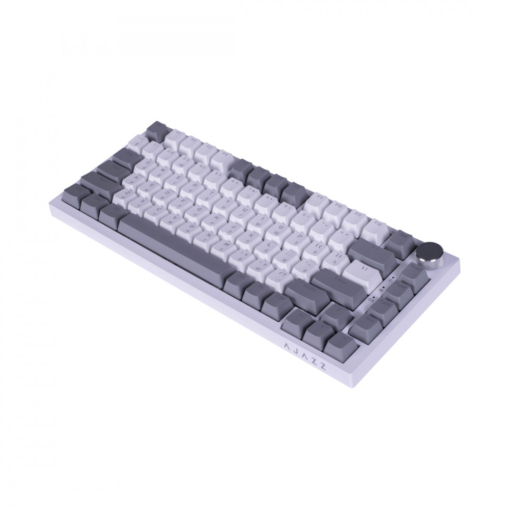 Клавиатура Ajazz AK820 AK820 RED SWITCH WHITE BACKLIT (GRAY-WHITE) Проводная, USB - миниатюра 3