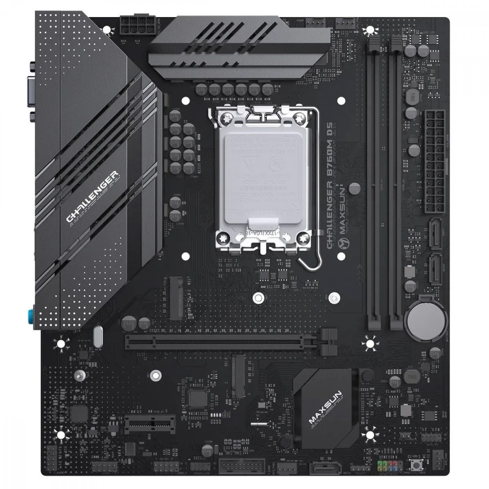 Материнская плата Maxsun Challenger B760M D5 WIFI 6940709660386 Micro-ATX, LGA 1700 — фото товара