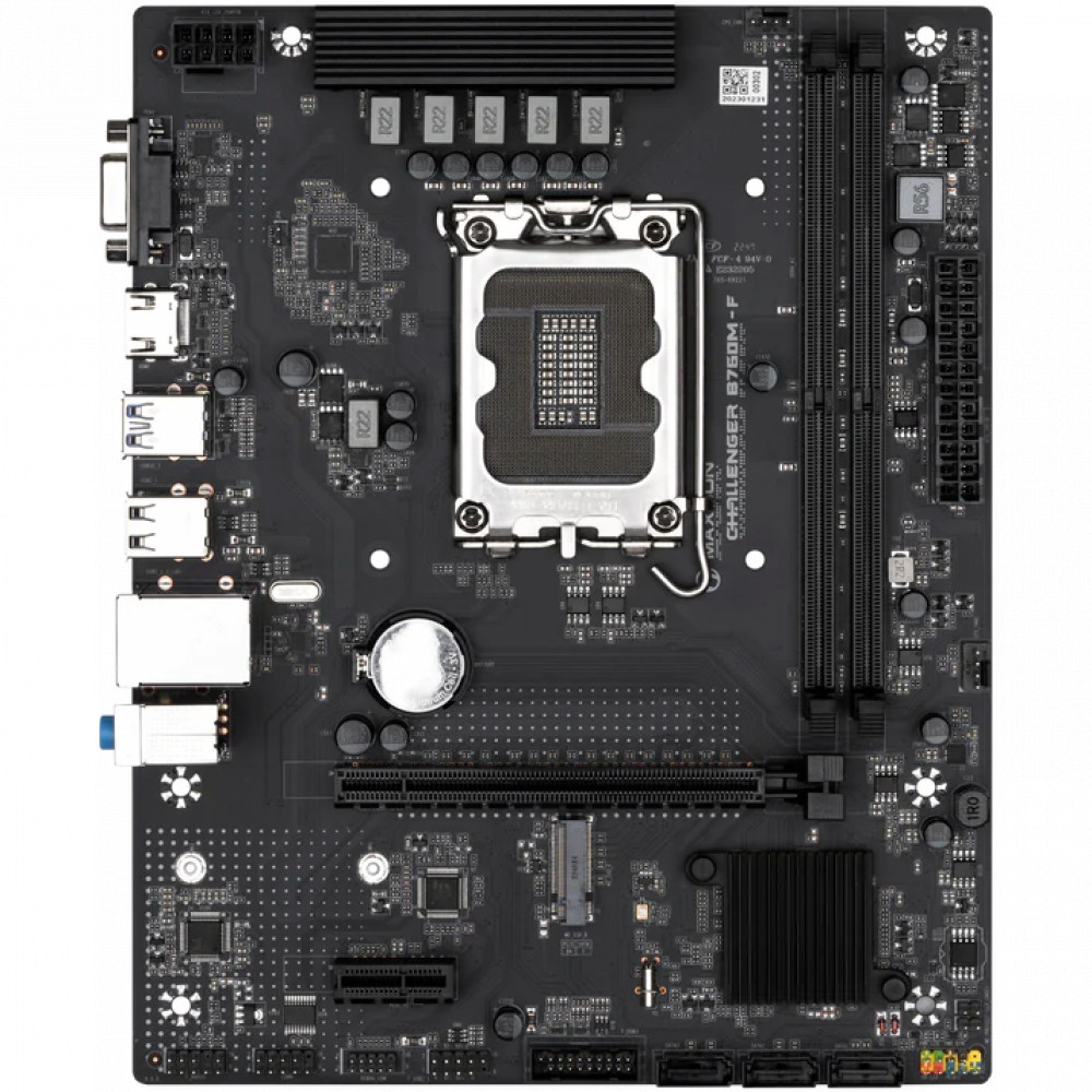 Материнская плата Maxsun Challenger B760M-F MS-Challenger B760M-F Micro-ATX, LGA 1700 - миниатюра 2