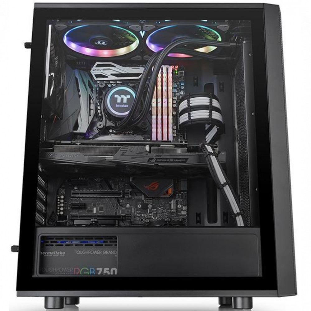 Корпус Thermaltake Versa J25 Tempered Glass RGB Edition CA-1L8-00M1WN-01 Mid-Tower - миниатюра 6