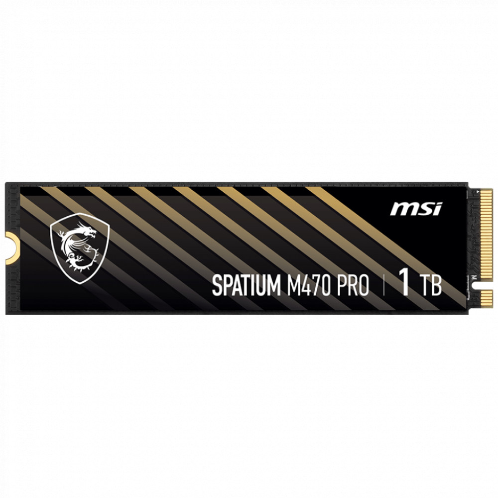 Жесткий диск MSI SPATIUM M470 PRO PCIE4.0 NVME M.2 1TB SSD (твердотельные), 1 ТБ, M.2, PCIe — фото товара