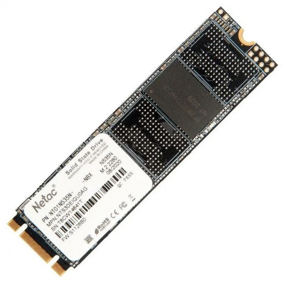 Жесткий диск Netac N535N NT01N535N-256G-N8X SSD (твердотельные), 256 ГБ, M.2, PCIe — фото товара