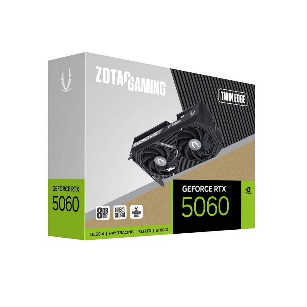 Видеокарта Zotac RTX 5060 TWIN EDGE ZT-B50600E-10M 8 ГБ - миниатюра 3