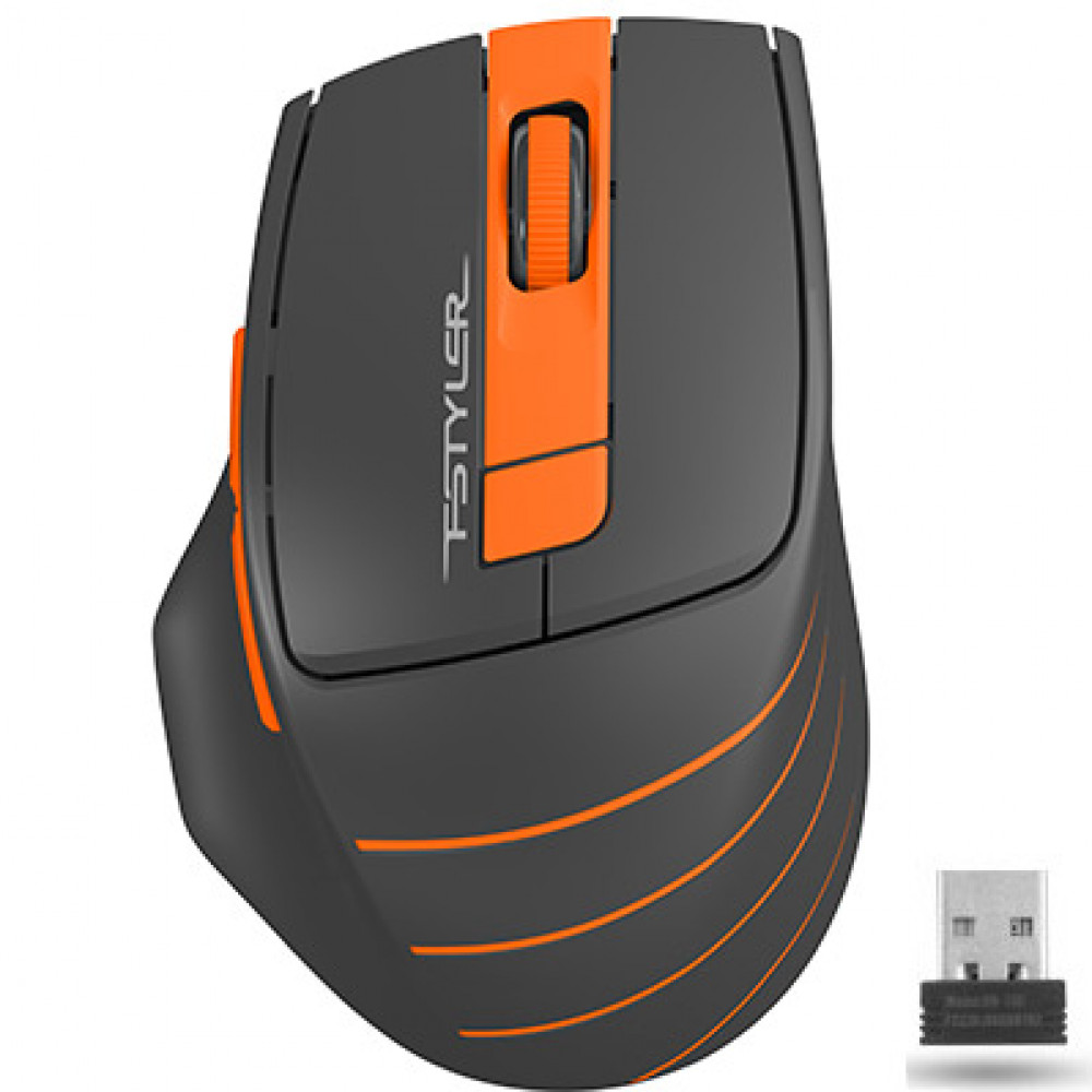 Мышь A4Tech Fstyler FG30/ORANGE Бюджетные, Беспроводная — фото товара