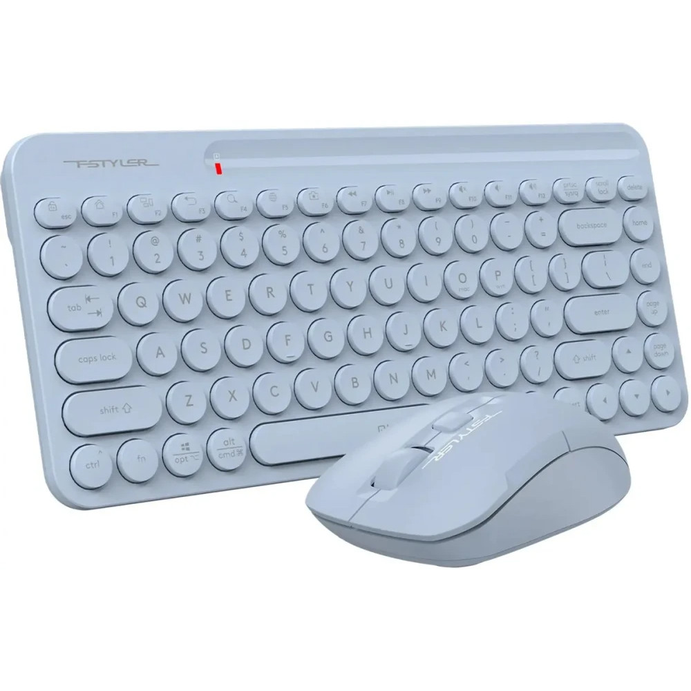 Клавиатура + мышь A4Tech Fstyler FG3200 Air 2 Blue FG3200 AIR2 BLUE - миниатюра 2