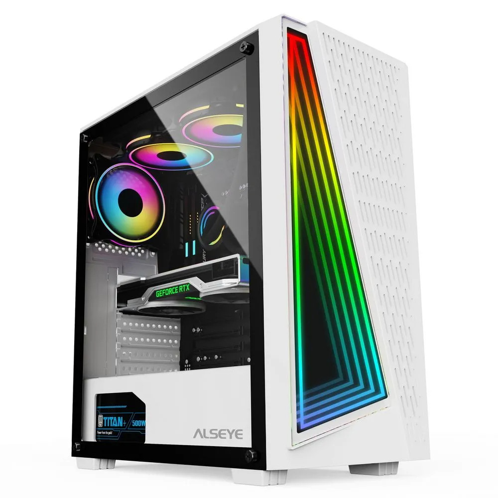 Корпус ALSEYE X3 White AS.07.0151 Mid-Tower — фото товара