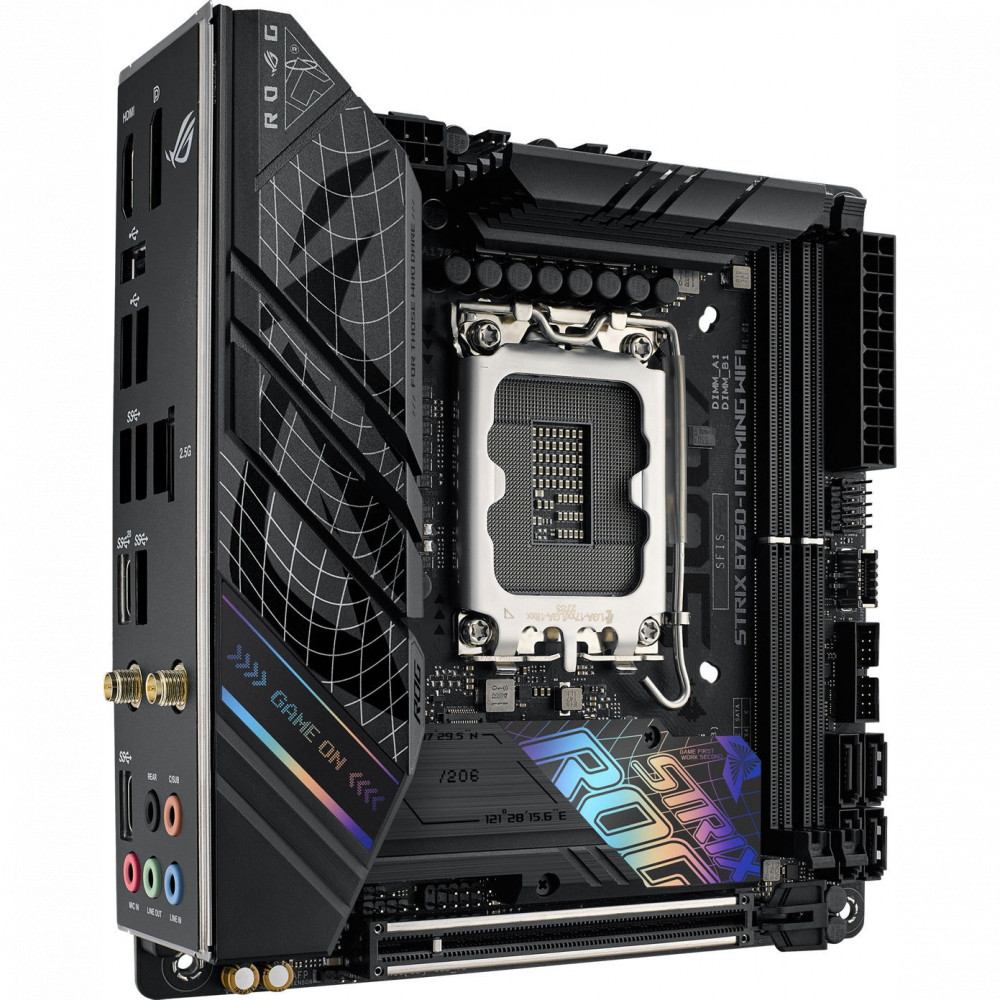 Материнская плата Asus ROG STRIX B760-I GAMING WIFI 90MB1D90-M0EAY0 Mini-ITX, LGA 1700 — фото товара